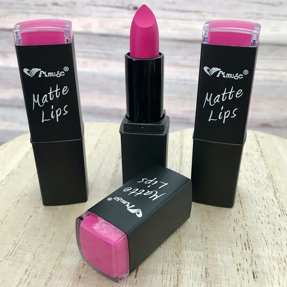 🆕3pcs Amuse Matte Lips Lipstick